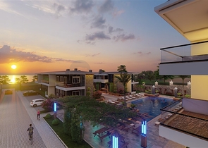 Новый проект в 150 метрах от песчаного пляжа