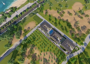 Новый проект в 150 метрах от песчаного пляжа