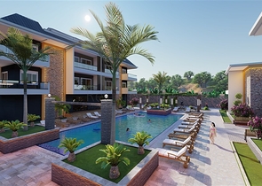 Новый проект в 150 метрах от песчаного пляжа