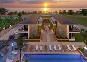 Новый проект в 150 метрах от песчаного пляжа