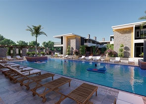 Новый проект в 150 метрах от песчаного пляжа