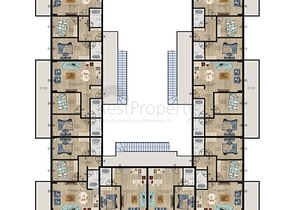 Новый проект в 150 метрах от песчаного пляжа