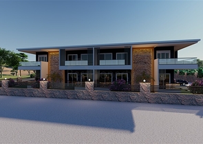 Новый проект в 150 метрах от песчаного пляжа