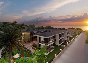 Новый проект в 150 метрах от песчаного пляжа