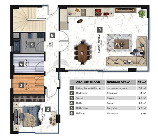 Отдельностоящая вилла с видом на море