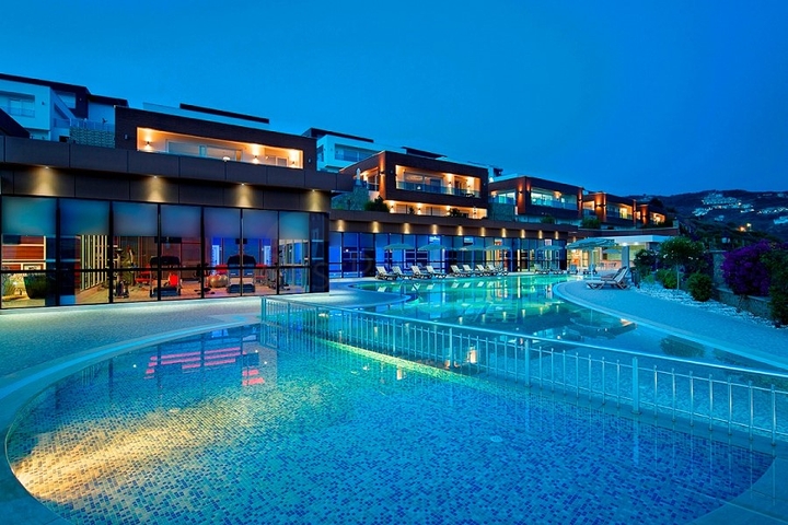 Пентхаус с видом на море в районе Каргыджак