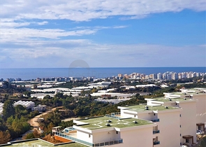 Пентхаус с видом на море в районе Каргыджак