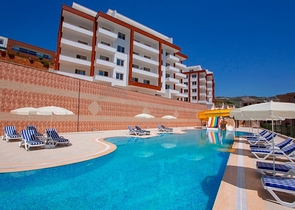 Пентхаус с видом на море в районе Каргыджак