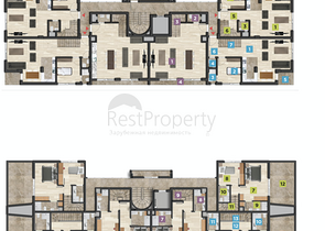 Таунхаусы 2+1 и 3+1  в районе Гюзельоба Лара