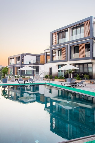 Доступные квартиры в центре Бодрума с видом на Море и город!