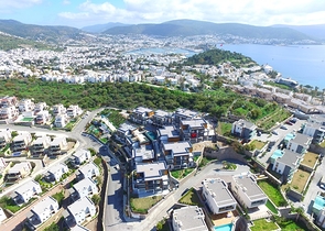 Доступные квартиры в центре Бодрума с видом на Море и город!