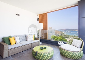 Доступные квартиры в центре Бодрума с видом на Море и город!