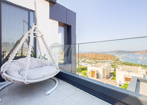 Доступные квартиры в центре Бодрума с видом на Море и город!