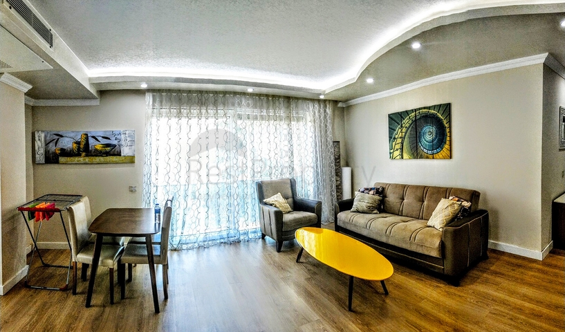 Меблированная квартира 2+1 в комплексе в Лимане Коньяалты