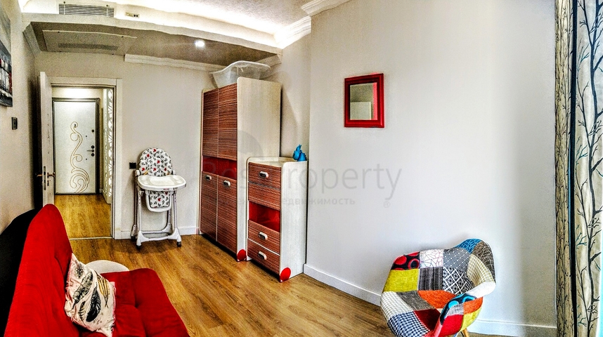 Меблированная квартира 2+1 в комплексе в Лимане Коньяалты