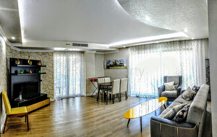 Меблированная квартира 2+1 в комплексе в Лимане Коньяалты