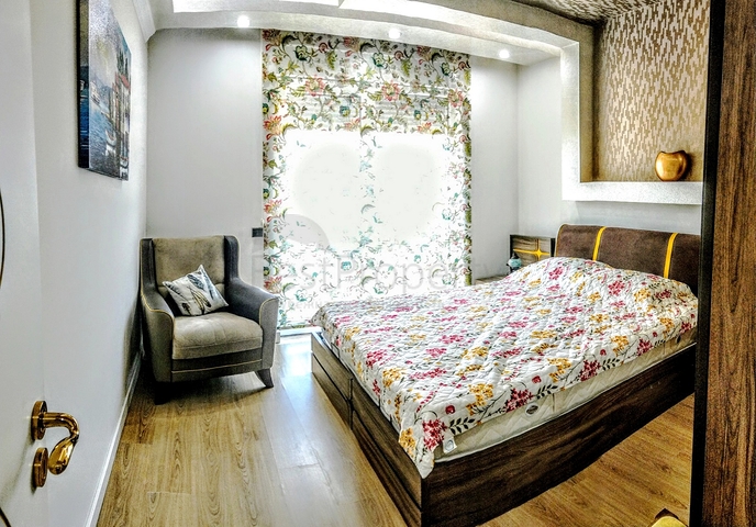 Меблированная квартира 2+1 в комплексе в Лимане Коньяалты