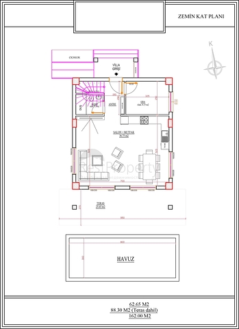 Инвестиционный проект вилл с 4 спальнями в Белеке