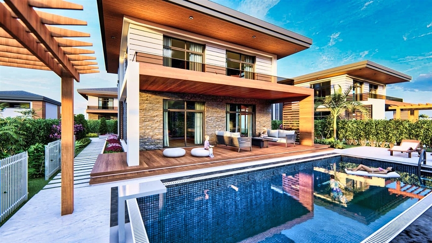 Инвестиционный проект вилл с 4 спальнями в Белеке