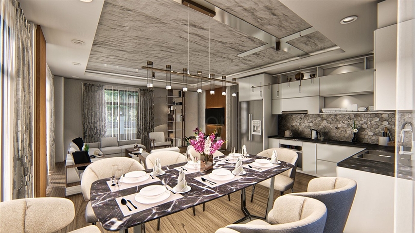 Инвестиционный проект вилл с 4 спальнями в Белеке