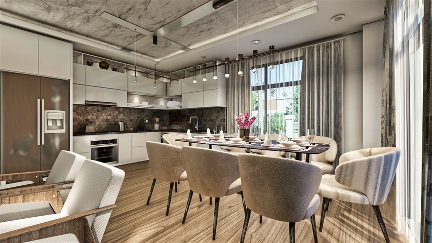 Инвестиционный проект вилл с 4 спальнями в Белеке