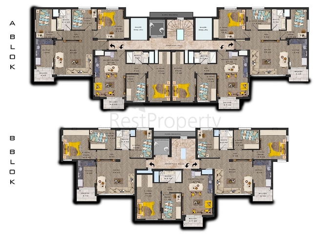 Жилой комплекс в районе Муратпаша Анталья
