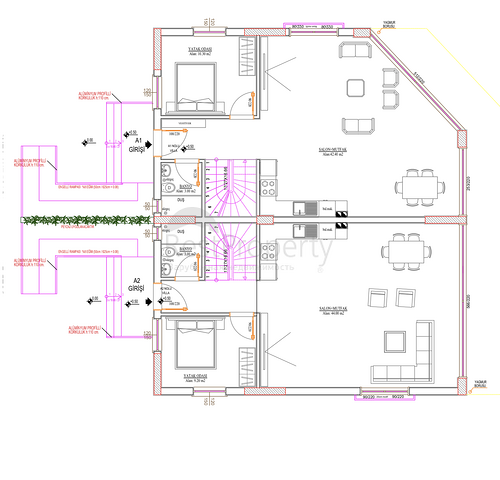 Инвестиционный проект вилл с 4 спальнями в Белеке