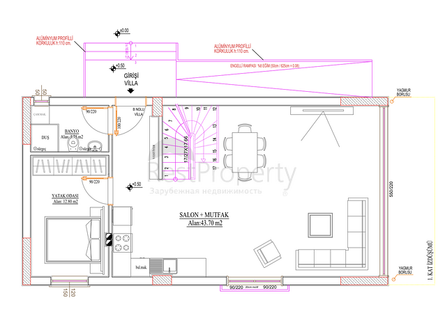 Инвестиционный проект вилл с 4 спальнями в Белеке