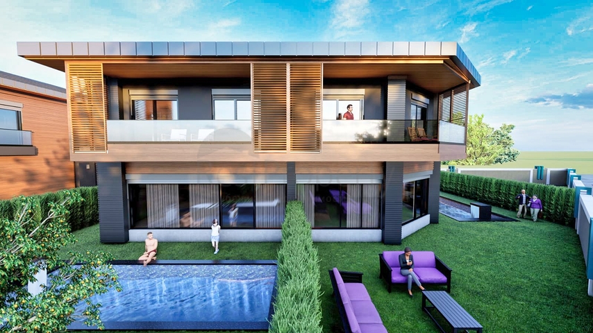 Инвестиционный проект вилл с 4 спальнями в Белеке