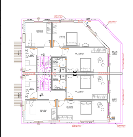 Инвестиционный проект вилл с 4 спальнями в Белеке