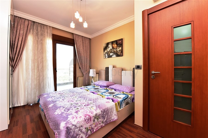 Меблированная квартира планировки 2+1 в центре Алании