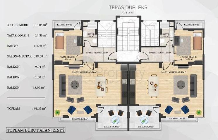 Новый проект премиум класса в центре Алании