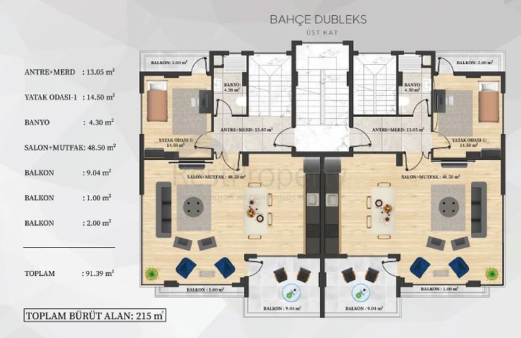Новый проект премиум класса в центре Алании