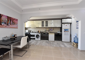 Трехкомнатная квартира с мебелью в Махмутларе