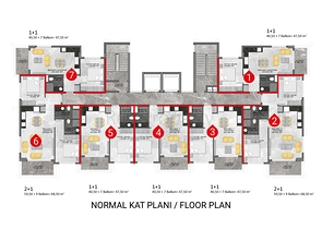 Квартиры в новом жилом комплексе Авсаллара