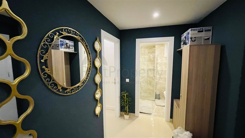 Меблированная квартира планировки 1+1 в жилом комплексе района Махмутлар