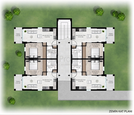 Уникальная резиденция в полуострове Бодрум! (1 этап)