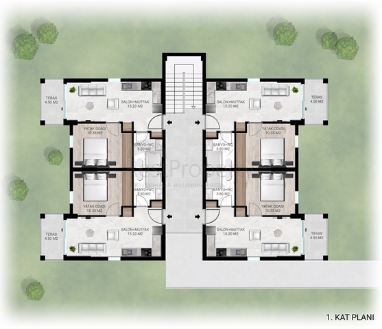 Уникальная резиденция в полуострове Бодрум! (1 этап)