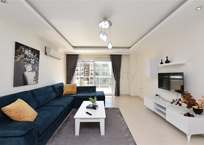 Меблированная квартира 1+1 в районе Авсаллар 