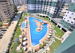 Квартира 2+1 в новом жилом комплексе Махмутлара