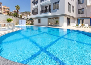 Двухкомнатная квартира в центре Алании