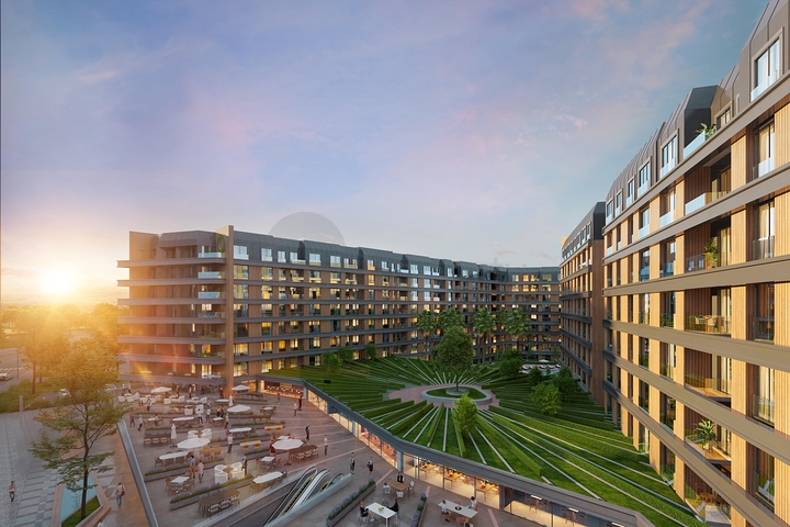 Жилой комплекс семейной концепции, рядом с метро станцией