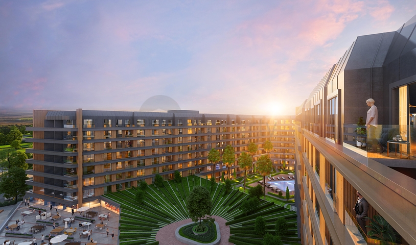 Жилой комплекс семейной концепции, рядом с метро станцией