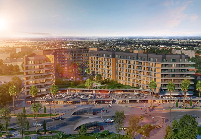 Жилой комплекс семейной концепции, рядом с метро станцией