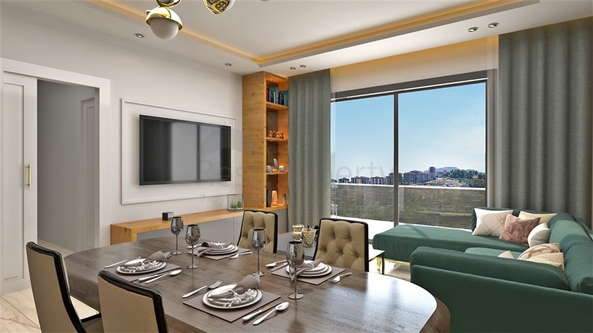 Новый строящийся комплекс в европейском районе Оба