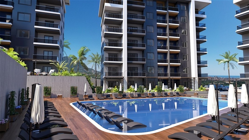 Новый строящийся комплекс в европейском районе Оба