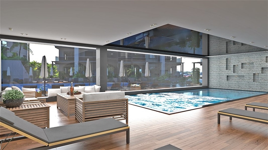 Новый строящийся комплекс в европейском районе Оба