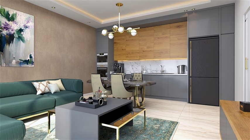 Новый строящийся комплекс в европейском районе Оба