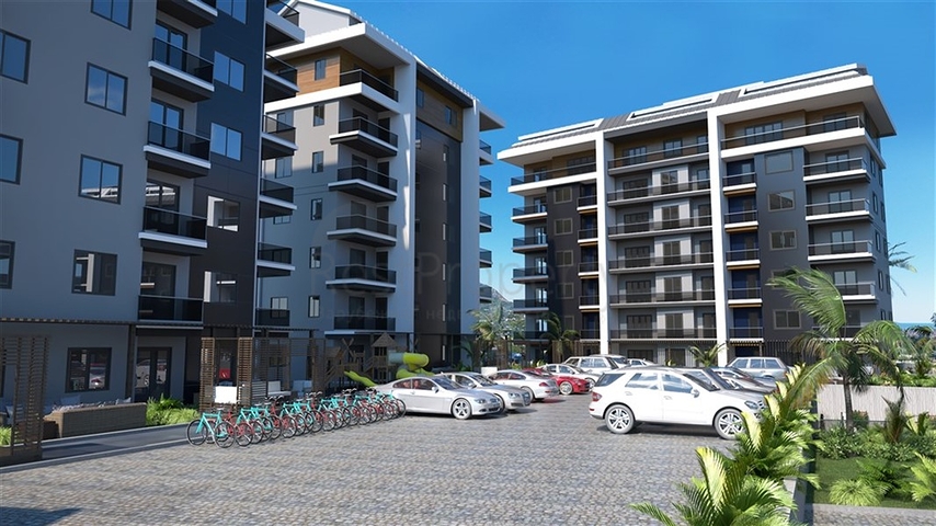 Новый строящийся комплекс в европейском районе Оба