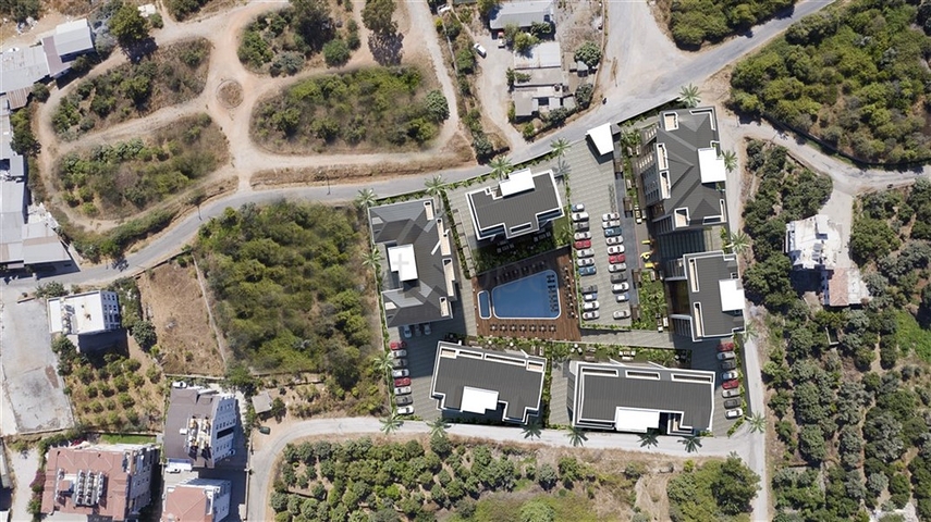 Новый строящийся комплекс в европейском районе Оба